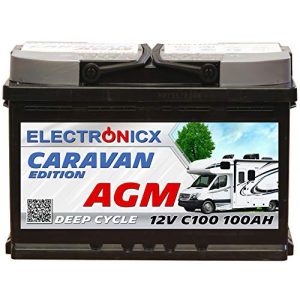 AGM-Batterie 100Ah Electronicx Caravan Edition