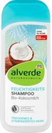 alverde-Shampoo Alverde NATURKOSMETIK Feuchtigkeit, 200 ml
