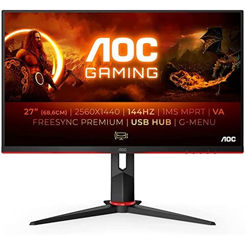 AOC-Monitor AOC Gaming Q27G2U, 27 Zoll QHD Monitor, 144 Hz