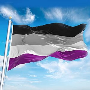 Asexuell-Flagge MOGADEE ® Asexuelle Pride Flagge, 90*150cm