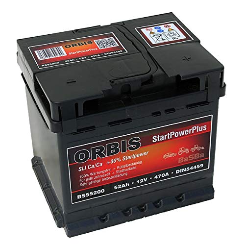 Die beste autobatterie 52ah orbis 12v 55200 Bestsleller kaufen