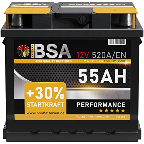 Die beste autobatterie 55ah bsa 12v batterie Bestsleller kaufen