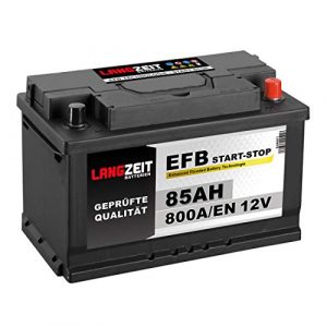 Autobatterie 85Ah LANGZEIT Starterbatterie 12V