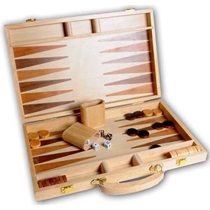 Backgammon-Koffer Engelhart hölzernes Backgammon-Set