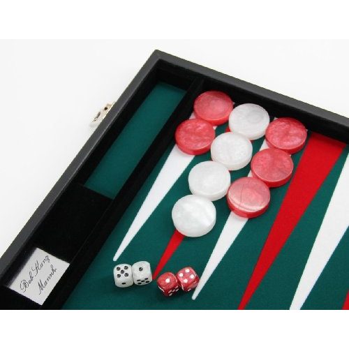 Backgammon-Koffer Ludomax Großer Backgammon Turnier Koffer