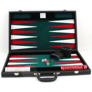 Backgammon-Koffer Ludomax Großer Backgammon Turnier Koffer