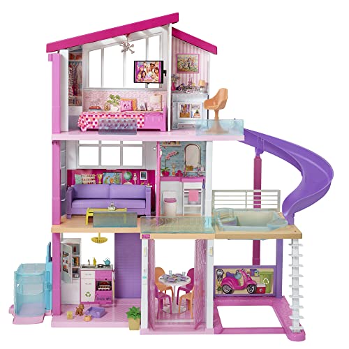 Die beste barbie haus barbie gnh53 traumvilla dreamhouse mit 3 etagen Bestsleller kaufen