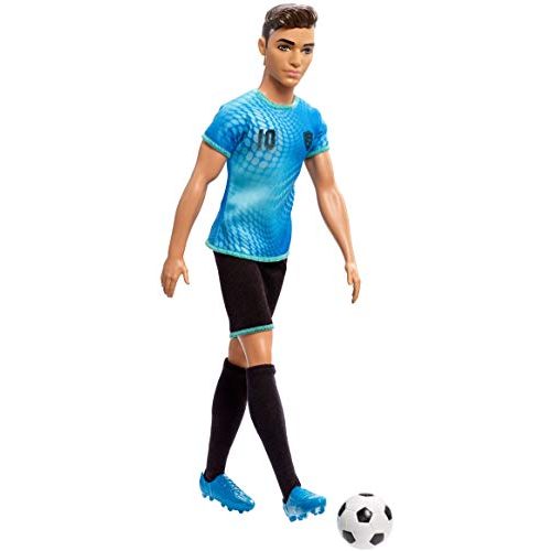 Barbie-Ken Barbie FXP02 Ken Puppe als Fußballspieler