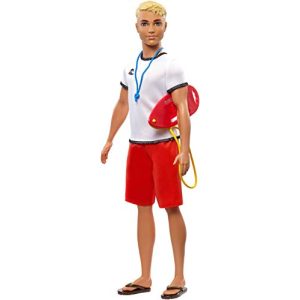 Barbie-Ken Barbie FXP04 Berufe Ken Puppe Rettungsschwimmer