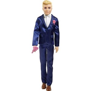 Barbie-Ken Barbie GTF36 Ken Bräutigam-Puppe blond, ca. 30 cm
