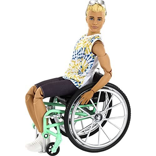 Barbie-Ken Barbie GWX93 Ken Puppe mit Rollstuhl und Rampe