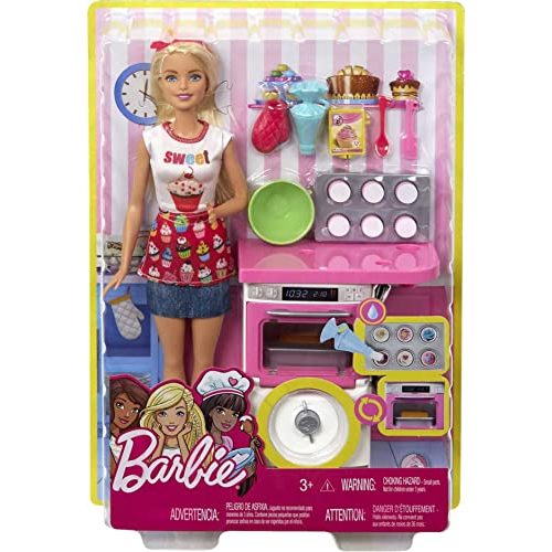 Barbie-Puppe Barbie FHP57 Puppe mit Backofen und Gebäck