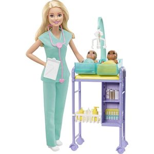 Barbie-Puppe Barbie GKH23 Kinderärztin-Spielset