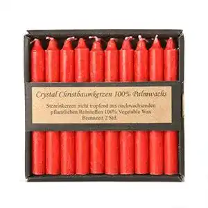 Baumkerze Crystal 20er Set 100% Palmwachs