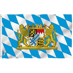 Bayern-Flagge Anley Fliegenbrise 3×5 Fuß Bayern mit Löwenflagge