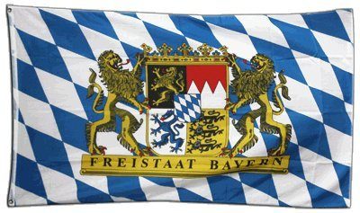 Bayern-Flagge Flaggenfritze Deutschland Bayern Freistaat