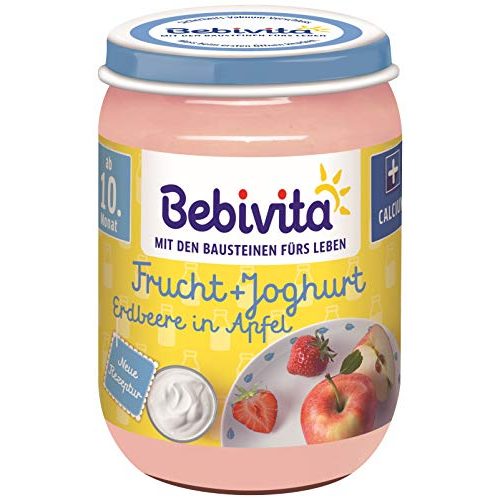 Die beste bebivita babynahrung bebivita frucht joghurt erdbeere in apfel Bestsleller kaufen