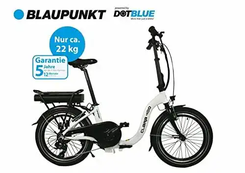 Blaupunkt-E-Bike Blaupunkt Clara 400 Falt-E-Bike, Tiefeinsteiger