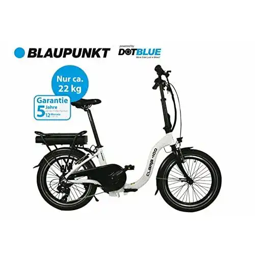 Blaupunkt-E-Bike Blaupunkt Clara 400 Falt-E-Bike, Tiefeinsteiger