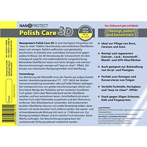 Bootspolitur Nanoprotect Polish Care 3D All in One 250gr