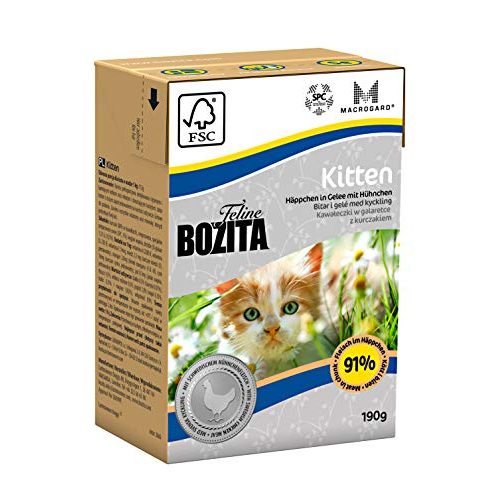 Die beste bozita katzenfutter bozita haeppchen in gelee nassfutter kitten Bestsleller kaufen