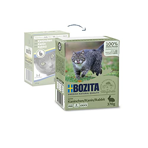 Bozita-Katzenfutter Bozita Häppchen in Soße mit Kaninchen 16x
