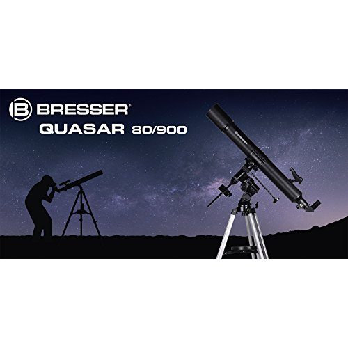 Bresser-Teleskop Bresser Refraktor Teleskop Quasar EQ 80/900