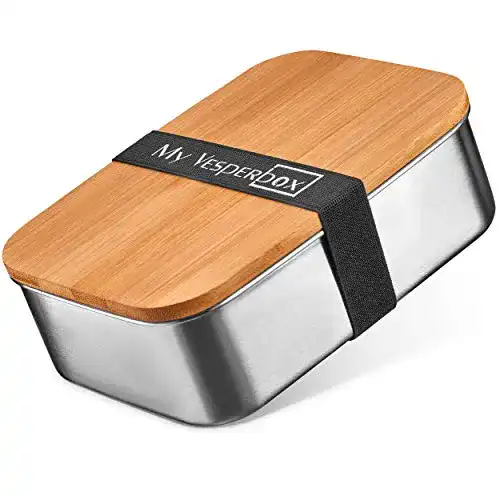Brotdose Bambus My Vesperbox, mit Schneidebrett