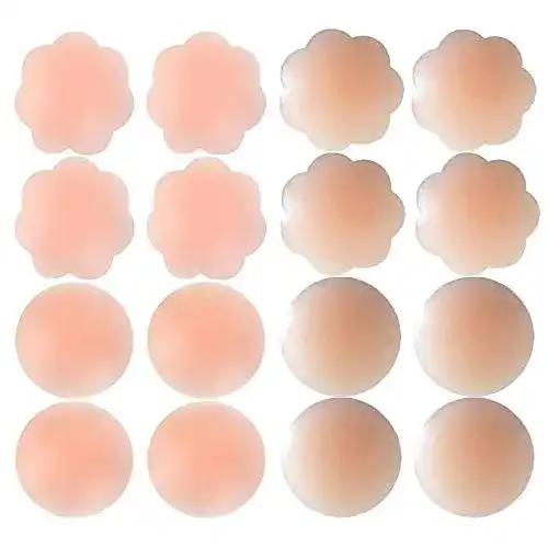 Brustwarzenabdeckung BUDERMMY Nipple Cover Silikon, 8 Paar