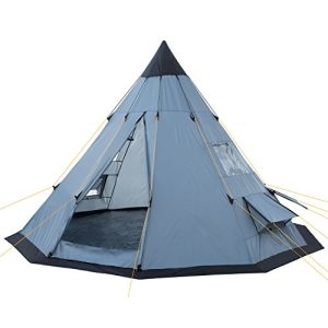 CampFeuer-Zelt CampFeuer Tipi Zelt Spirit für 4 Personen Grau