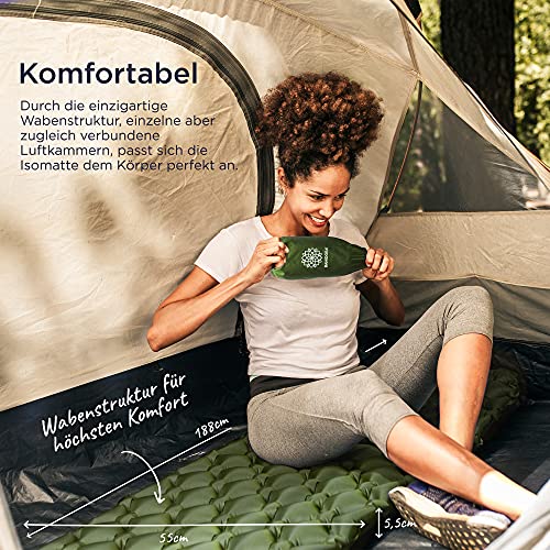 Camping-Isomatte Bahidora ® Isomatte Outdoor. kleines Packmaß
