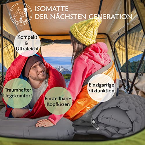 Camping-Isomatte CampKnight 2-in-1 Isomatte Ultraleicht