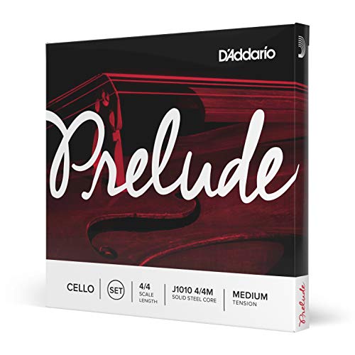 Cellosaiten D’Addario J1010-4/4M Prelude Satz umsponnen