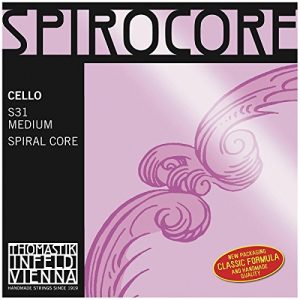 Corde per violoncello Thomastik 641231 Corde per violoncello con nucleo a spirale Spirocore