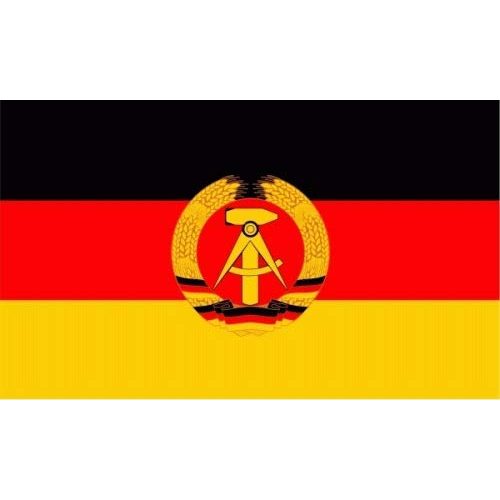 DDR-Flagge Fanshop Lünen Qualitäts Fahne Flagge 90 x 150 cm