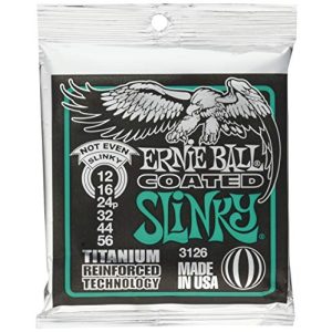 E-Gitarren-Saiten Ernie Ball Not Even Slinky Coated Titanium RPS