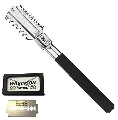 Effiliermesser TMISHION Effilierer, zweischneidige Klinge
