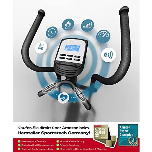 Ergometer mit App Sportstech Ellipsen Crosstrainer CX640