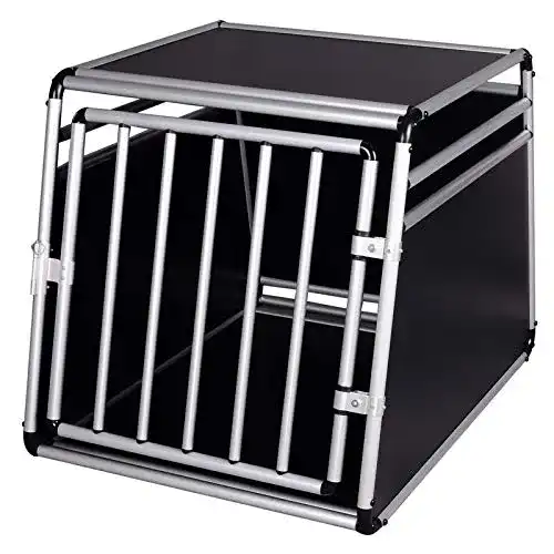 Eugad-Hundebox EUGAD Hundetransportbox Alu 69 x 54 x 50 cm