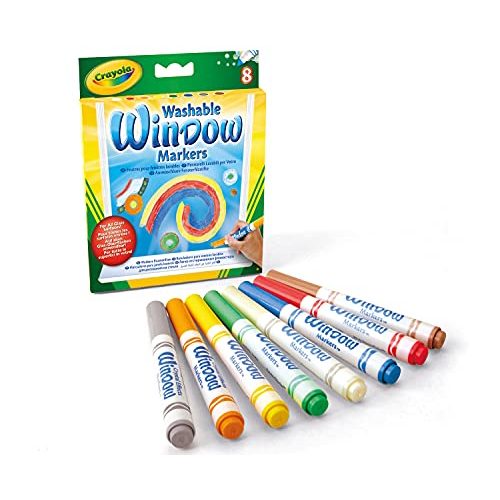 Die beste fenstermalstifte crayola 58 8165 8 fensterfilzstifte Bestsleller kaufen