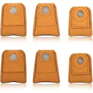 Fingerhut AIEX 6 Stück Nähen Fingerkuppenschut Pad