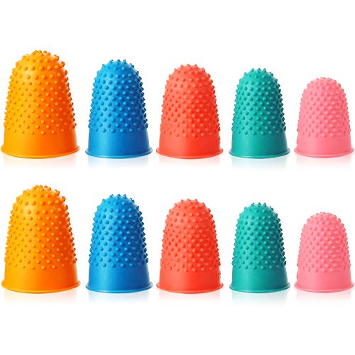 Die beste fingerhut outus 10 stueck gummi fingerspitzen silikon Bestsleller kaufen