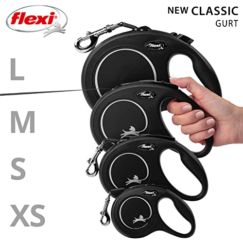 Flexi-Leine flexi New Classic L Gurt 8 m schwarz