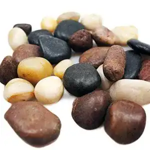Flusskiesel Glaskönig Dekosteine 1,5 kg Dekosteine