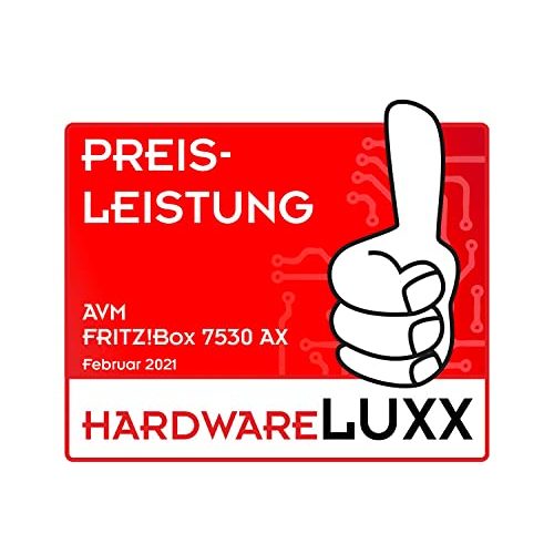 Fritzbox AVM FRITZ!Box 7530 AX WI-FI 6 Router DSL/VDSL