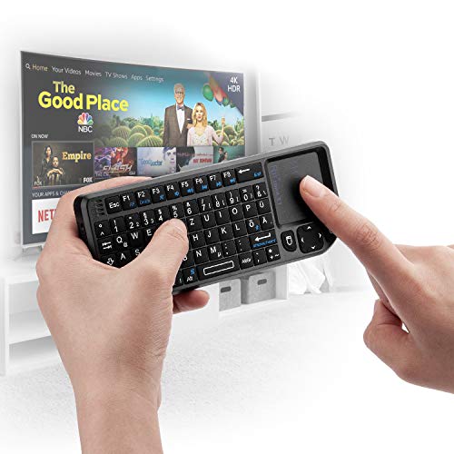 Funktastatur mit Touchpad Rii X1 Mini Tastatur Wireless