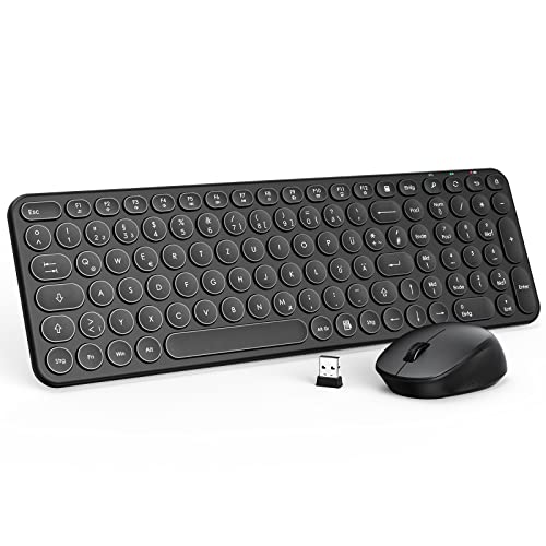 Die beste funktastatur mit touchpad tedgem tastatur maus 2 4g wireless Bestsleller kaufen