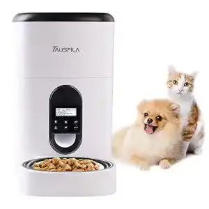 Futterautomat TAUSFILA 4L Automatisch mit Edelstahlschüssel