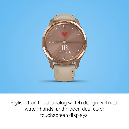 Garmin-Smartwatch Damen Garmin vivomove Luxe Smartwatch