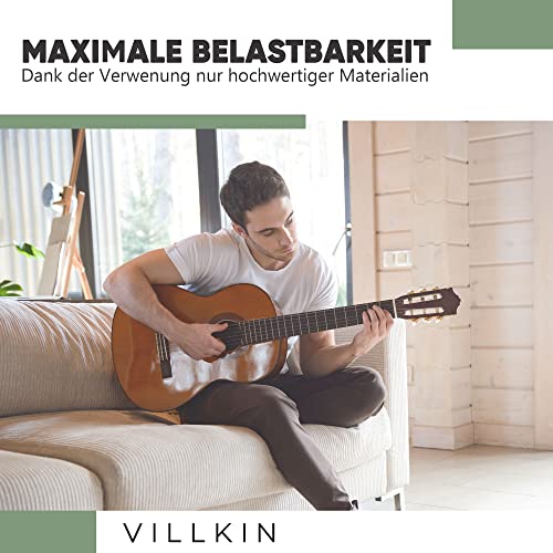 Gitarrensaiten Konzertgitarre Villkin Nylon-Saiten, 6 Saiten Set